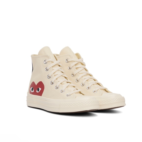 CONVERSE X CDG PLAY Chuck Taylor '70 High-Top Sneakers - Picture 1 of 5